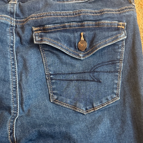 American Eagle Outfitters Dark Blue Skinny Jeans - Picture 9 of 15